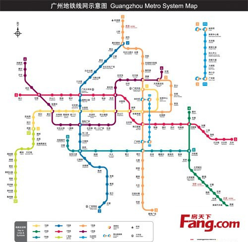 最新广州地铁线路图 2018年的广州地铁规划曝