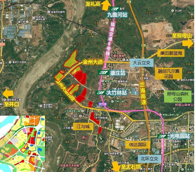 24亿连拿两块地 金科首谈大竹林区域发展规划  价值高地 重庆楼市发展