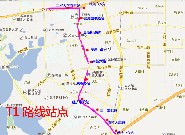 光谷轨道交通规划:6条地铁线9条有轨电车线_武