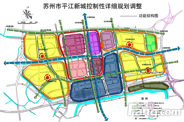 平江新城规划示意图