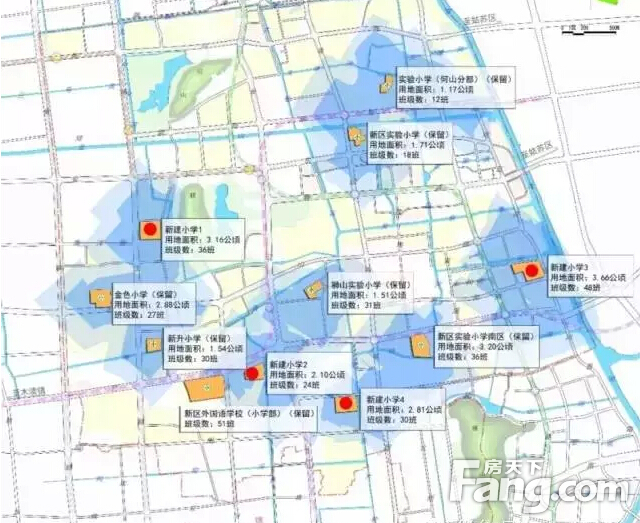 新规划:新区将新建39所学校 8处城市公园