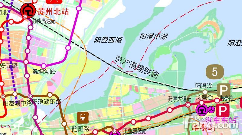 苏州轨道交通2015最新规划高清图 增6条市域地铁线路