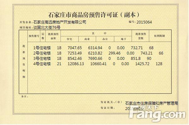 石家庄8月10楼盘补证_石家庄楼市新闻