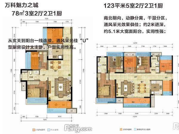 万科魅力之城户型图