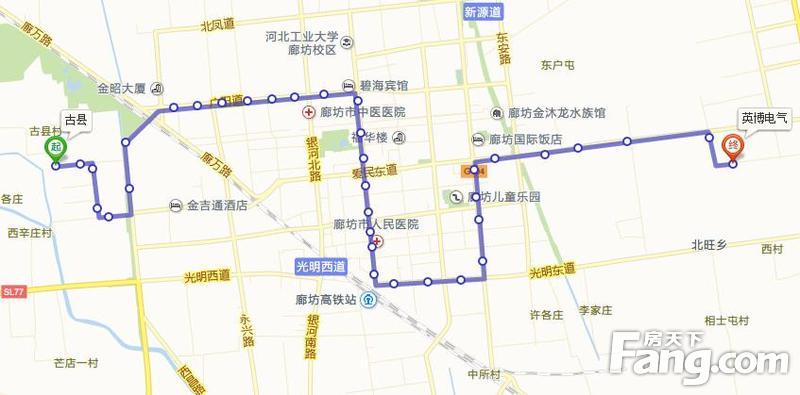 廊坊7路公交路线