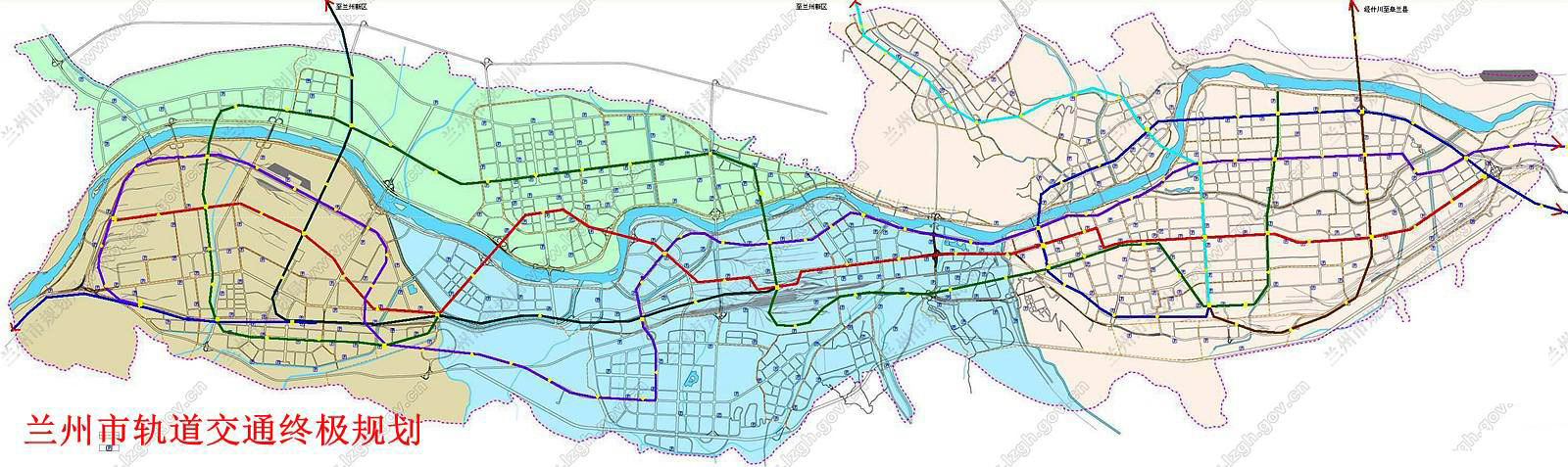 兰州市城市轨道交通近期建设规划通过批准