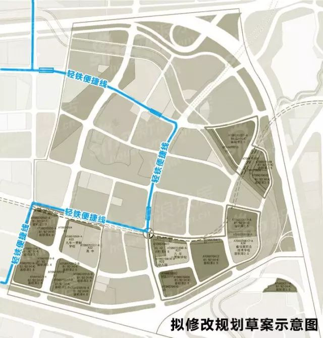 广氮片区规划大改 市核心第1条轻铁线路曝光