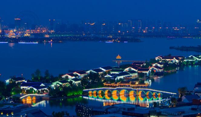 金鸡湖夜景