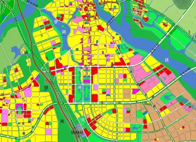 解读抚州新城市规划图,开启跨抚河"一河两岸"