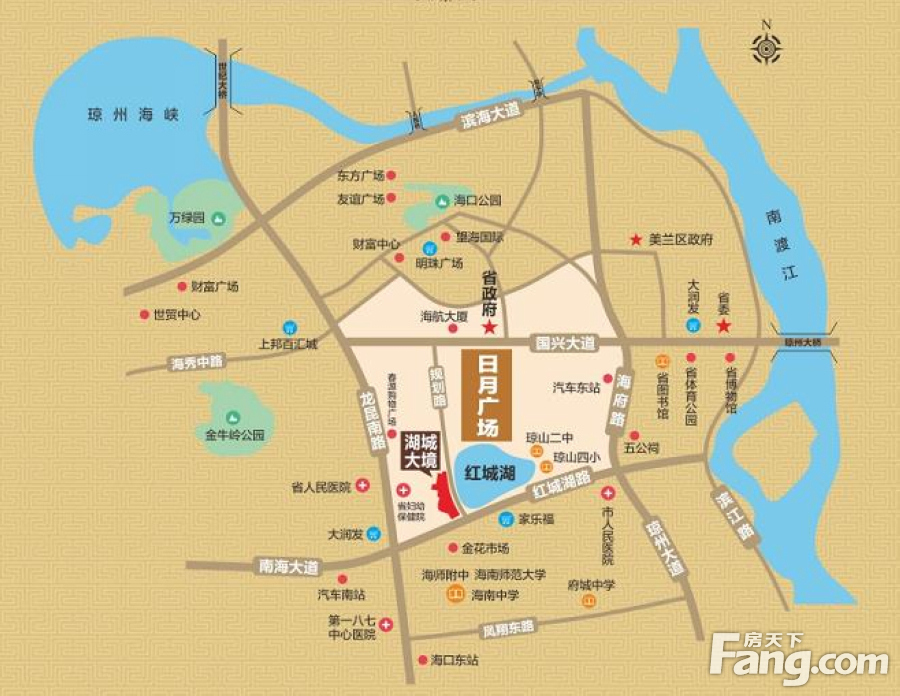 出门就能买买买 你想入住海口哪一商圈