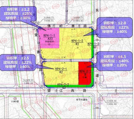 独有:高新区部分地块规划出炉 KP4街区成