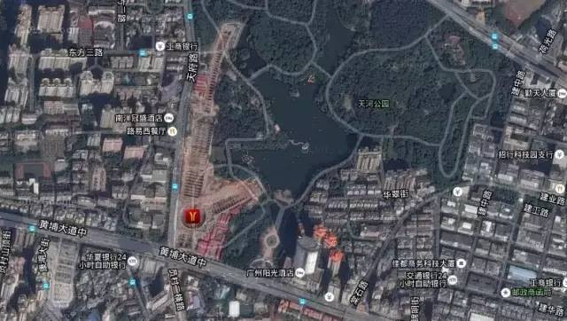 增城到天河仅1小时!广州地铁21号线站点卫星图