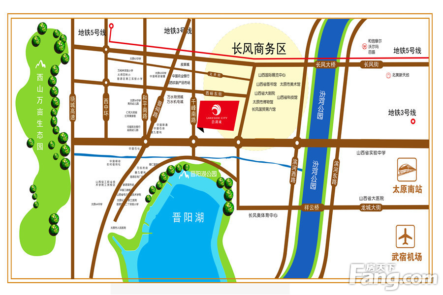 山投沿湖城部分楼已体结构封顶