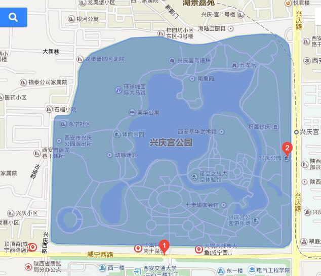 贰号大院 上榜理由:兴庆公园对于那些老西安人来说,充满着怀旧的记忆