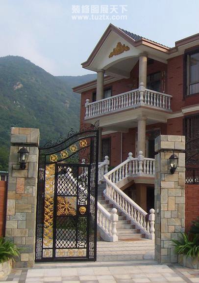 乡村大门别墅效果图厦门悦华酒店-怎么样别墅和风图片