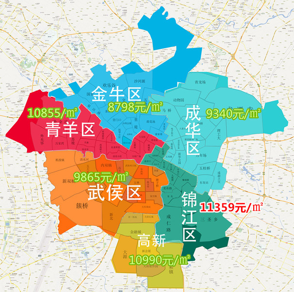 4月成都主城区二手房房价全线上涨 万元房热卖谁说成都人穷?