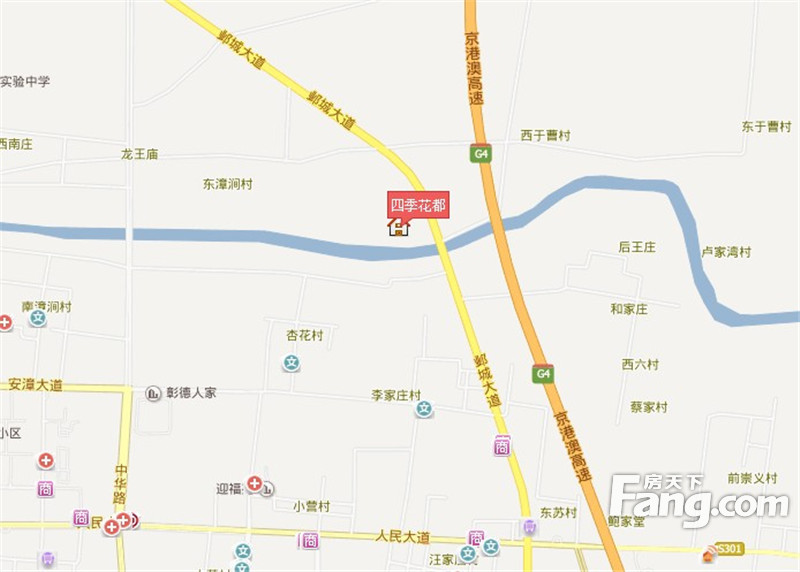 物业地址:邺城大道和洹滨北路交叉口西北角