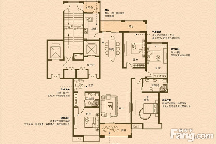 东方今典观澜a2户型户型图