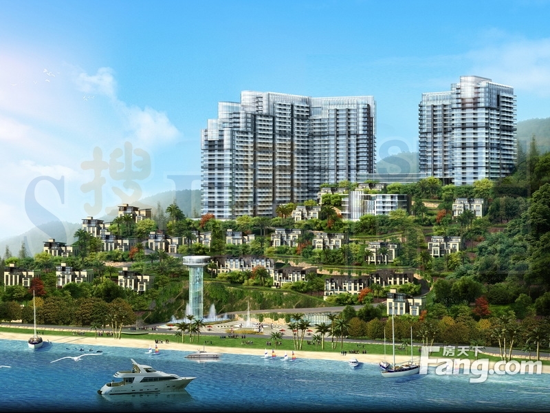 半岛逸景海岸已封顶 现主推34-128㎡海景公寓