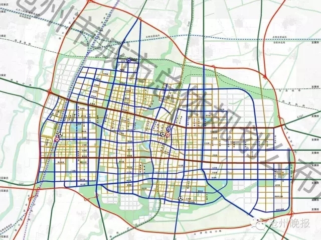 市区道路网将形成"七横十四纵"-沧州吉屋网