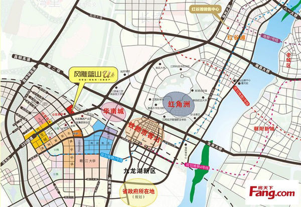 九龙湖规划建23条道路 跨江通至象湖新城-南昌吉屋网