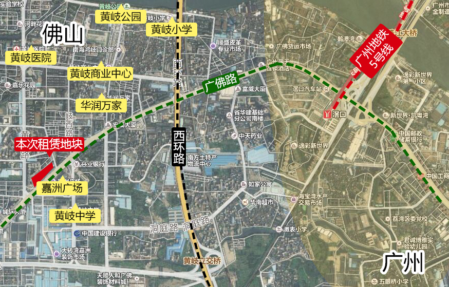 黄岐1.2万㎡租赁地块已有报价 周边生活氛围足