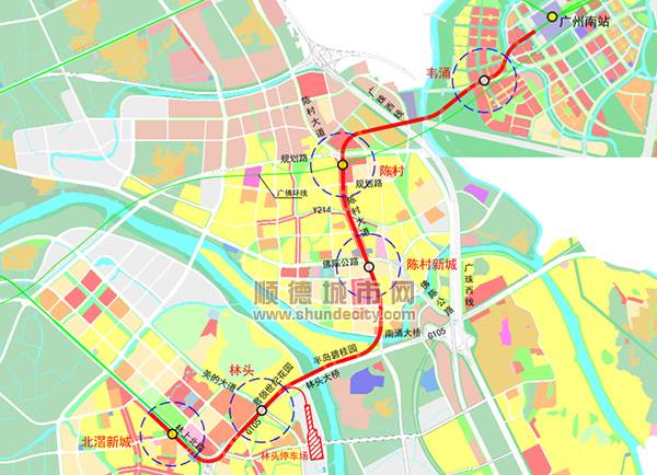 广州地铁7号线顺德段贯通广州南站,陈村,北滘等重要节点