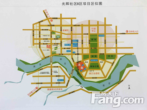 楼市资讯 光辉b区 少有2字头江景现房告急  光辉社区是由汉中市直接