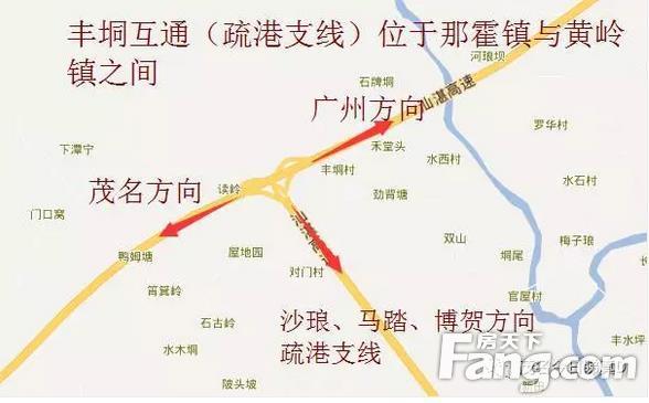汕湛高速公路段近期建设环境