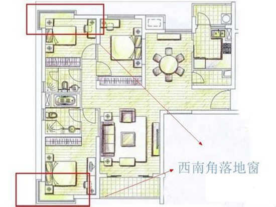 窗户常见的有一般窗户(常见墙体嵌入式),飘窗,落地窗等等.