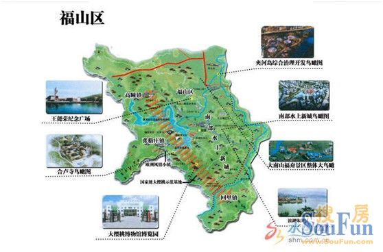 烟台城市向南继续崛起 福山呈现260万平米大盘
