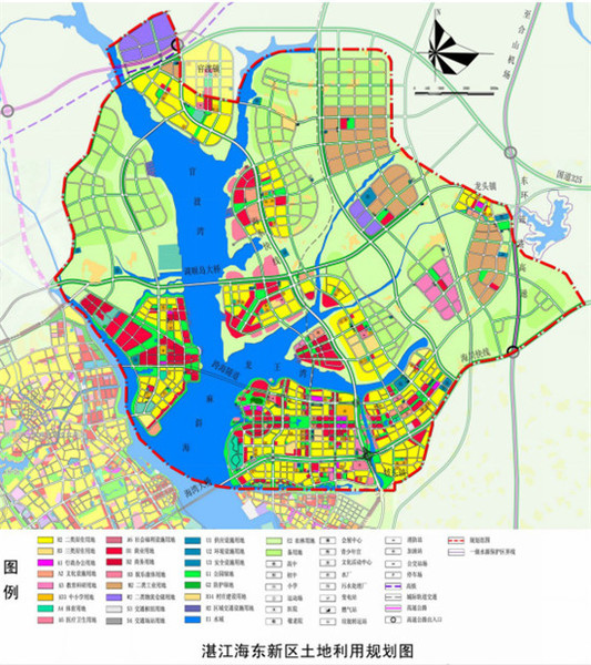 湛江城市总体规划2035图片