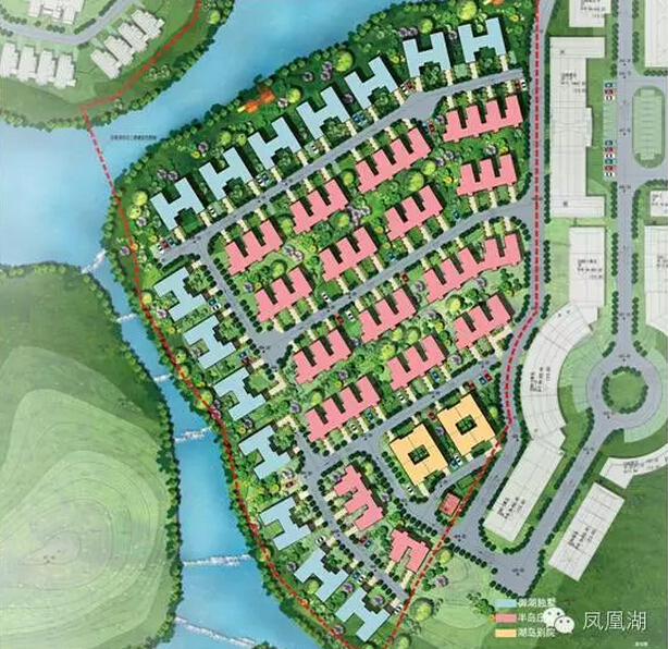 凤凰湖生态别墅,落在国家湿地公园